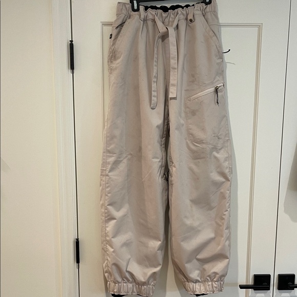 686 Outline Shell Snowboard Pants Medium Limestone - Picture 1 of 12